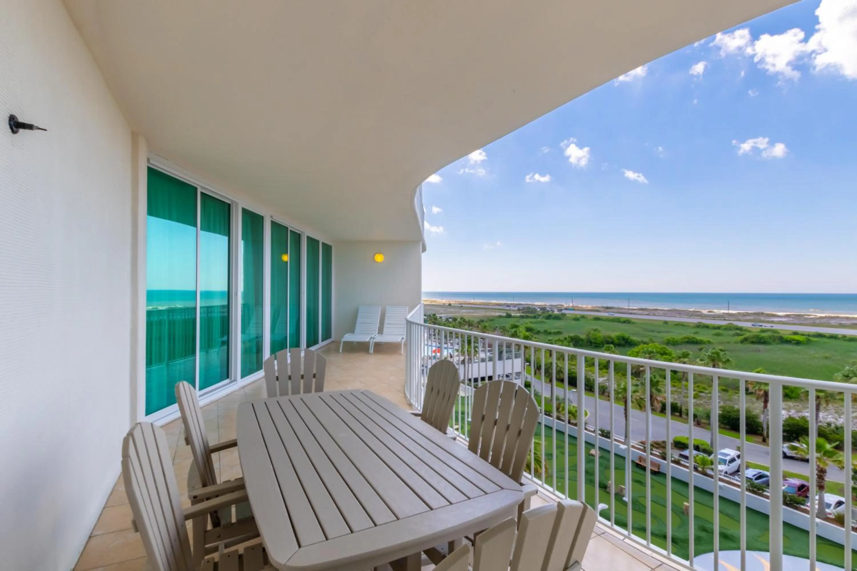 Balcony/Terrace in Caribe Resort by Hosteeva