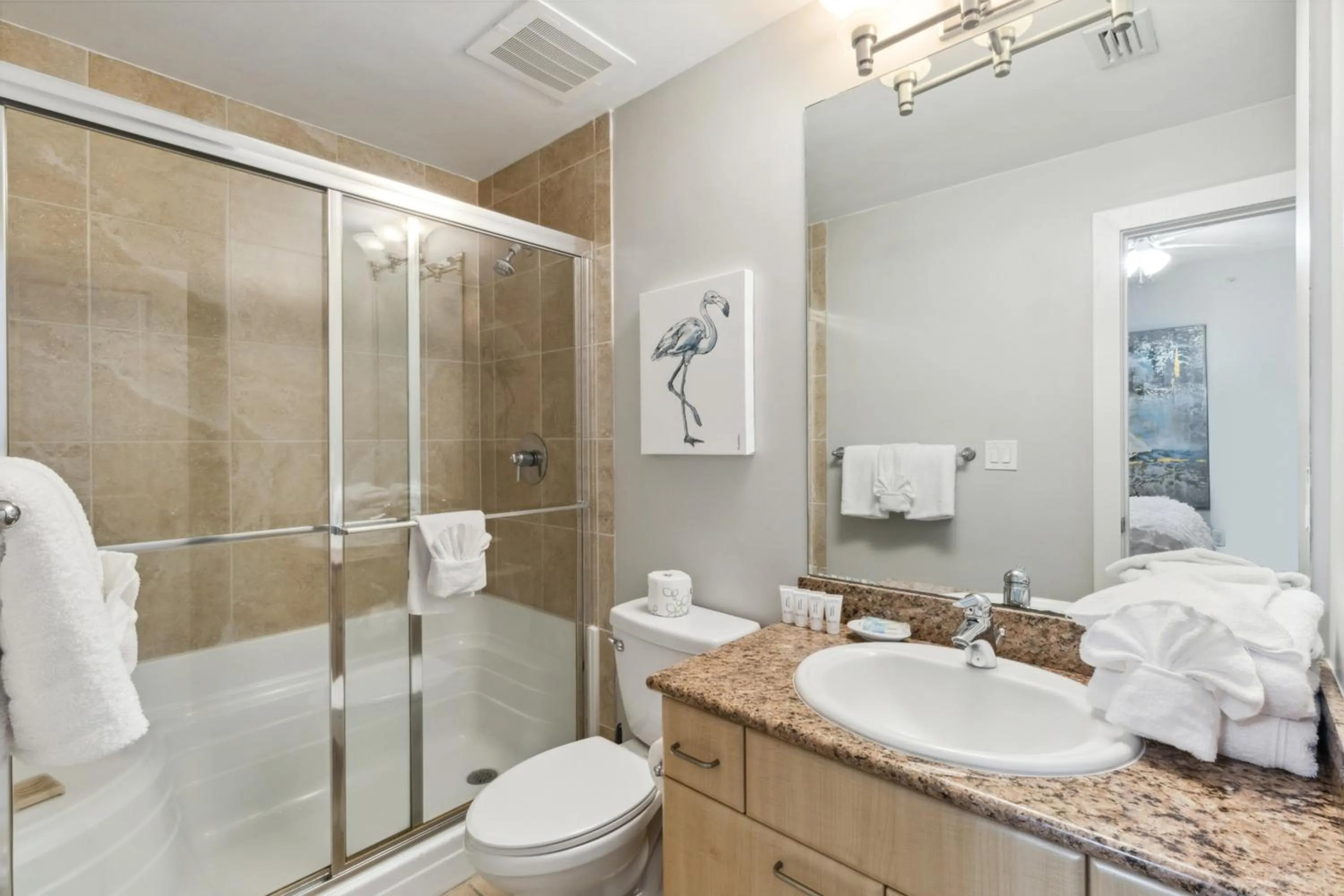 Bathroom in Caribe Resort by Hosteeva