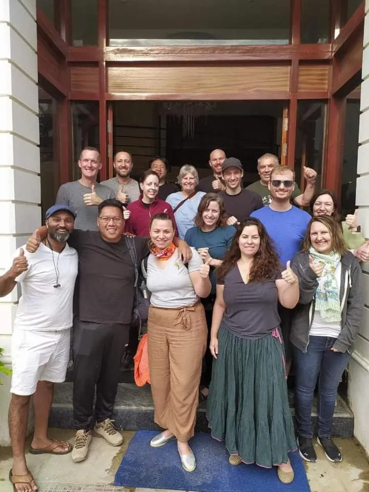 group of guests in Club De Novo Hotel