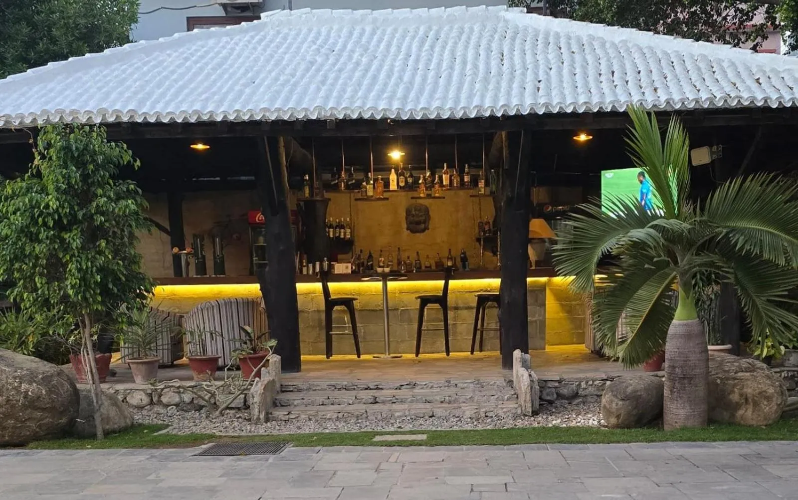 Patio in Club De Novo Hotel