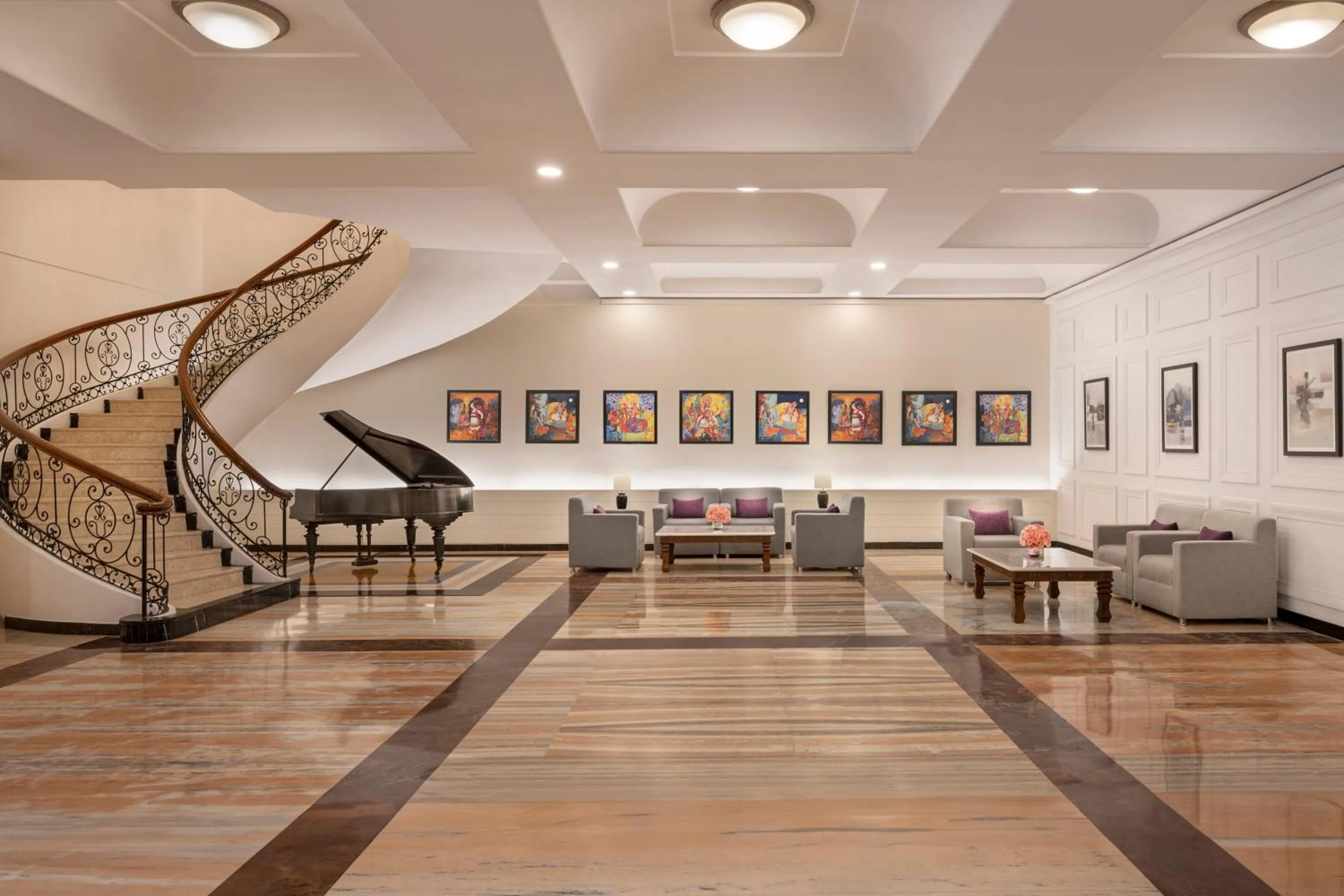 Lobby or reception in Welcomhotel by ITC Hotels, Rama International, Aurangabad