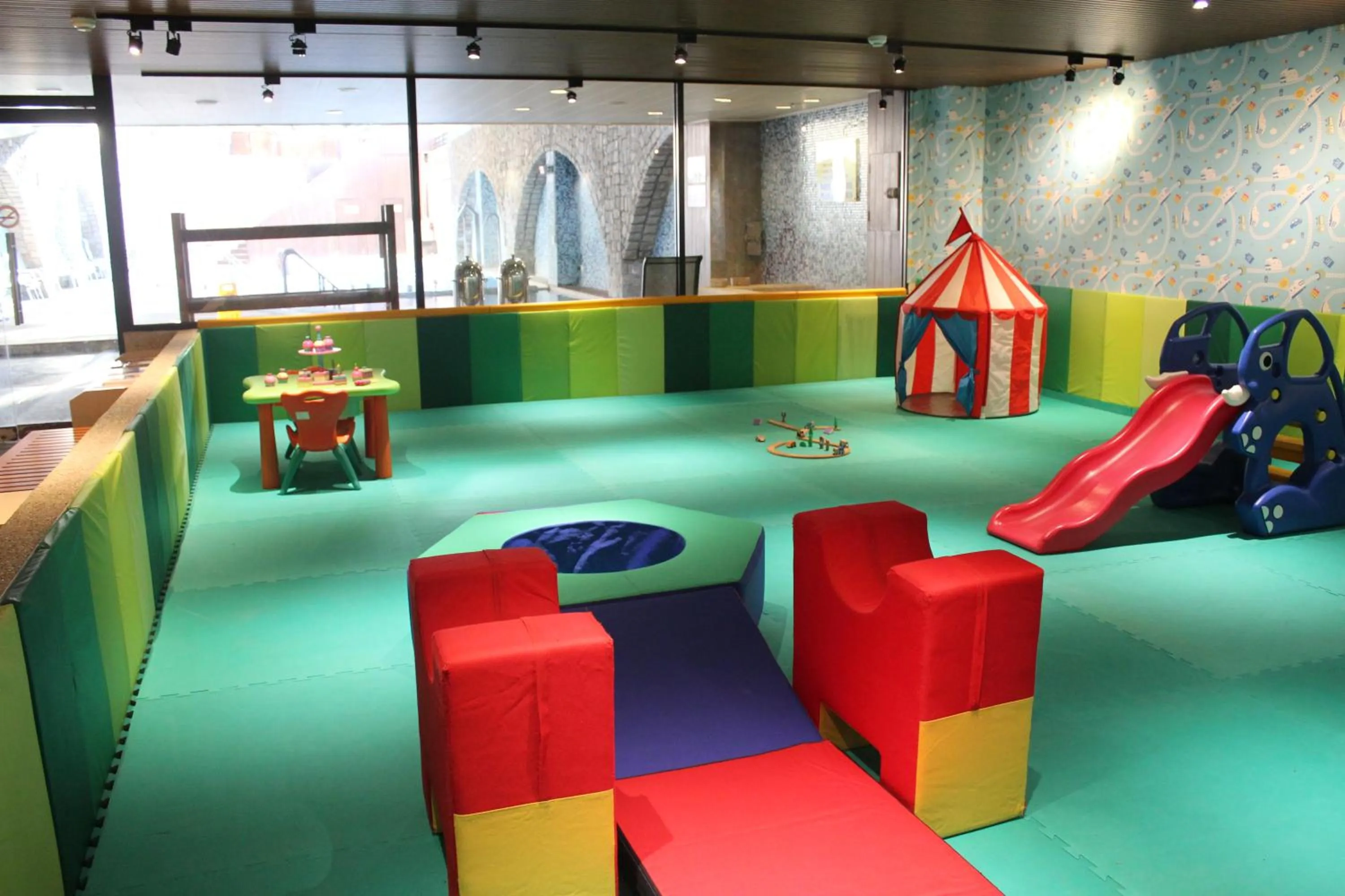 Children play ground in Hoya Hot Springs Resort & Spa