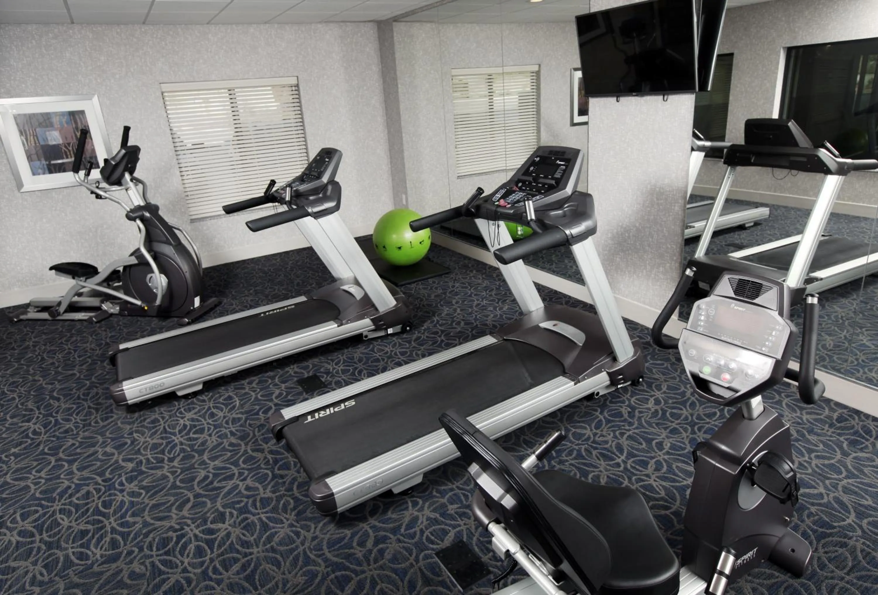 Fitness centre/facilities in Holiday Inn Express & Suites Omaha South Ralston Arena by IHG