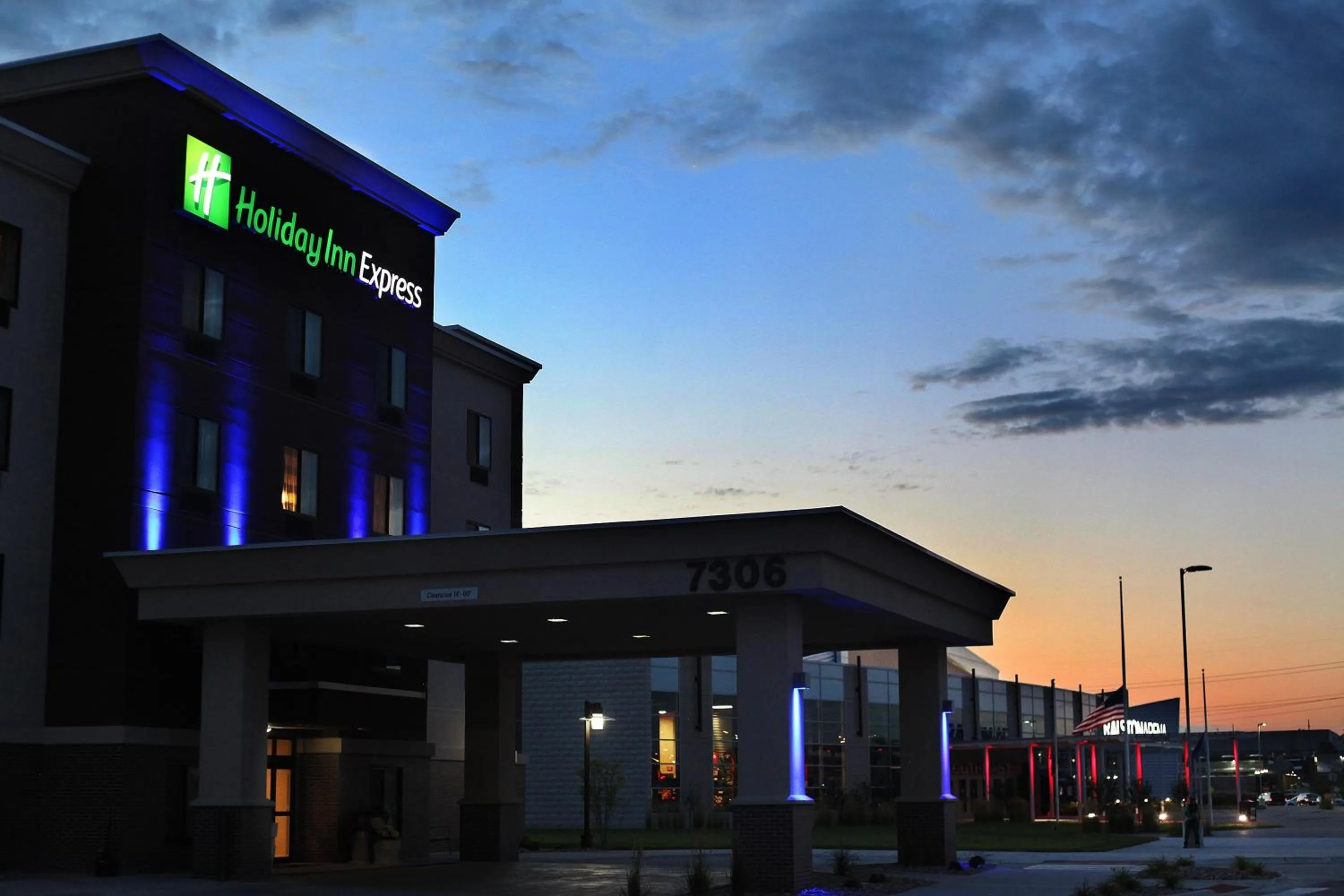 Property building in Holiday Inn Express & Suites Omaha South Ralston Arena by IHG