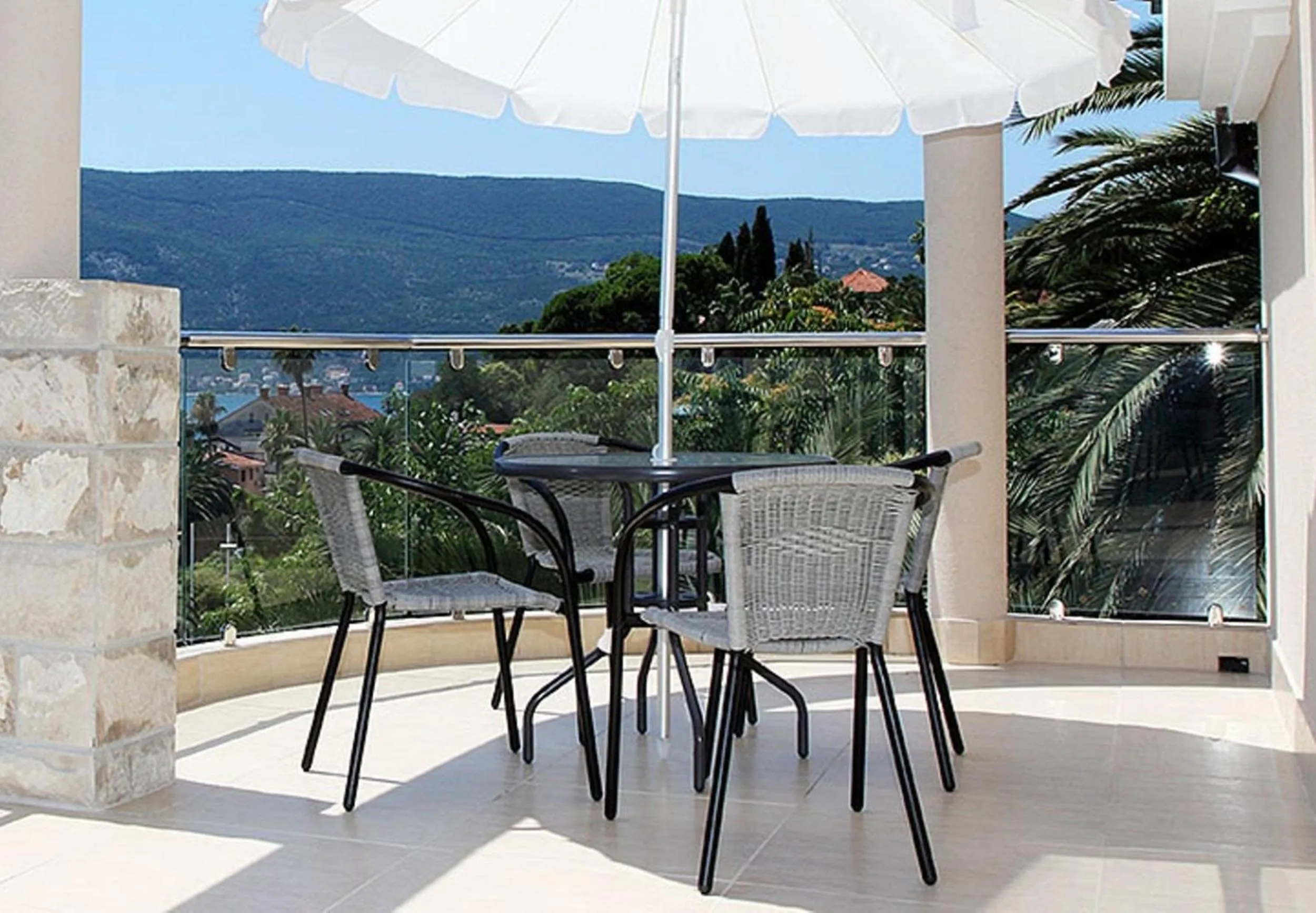 Balcony/Terrace in Swiss Residence Montenegro