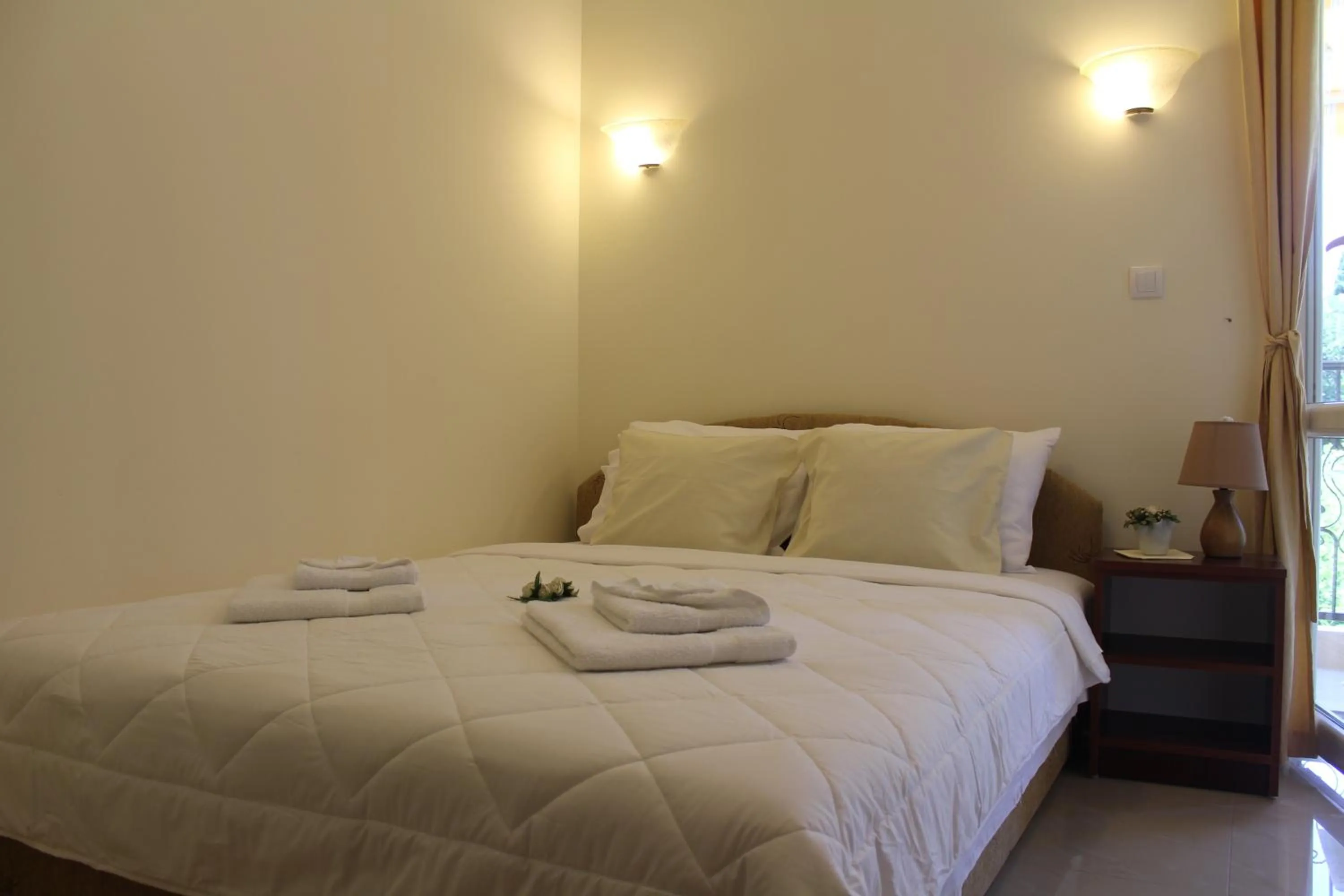 Bed in Swiss Residence Montenegro