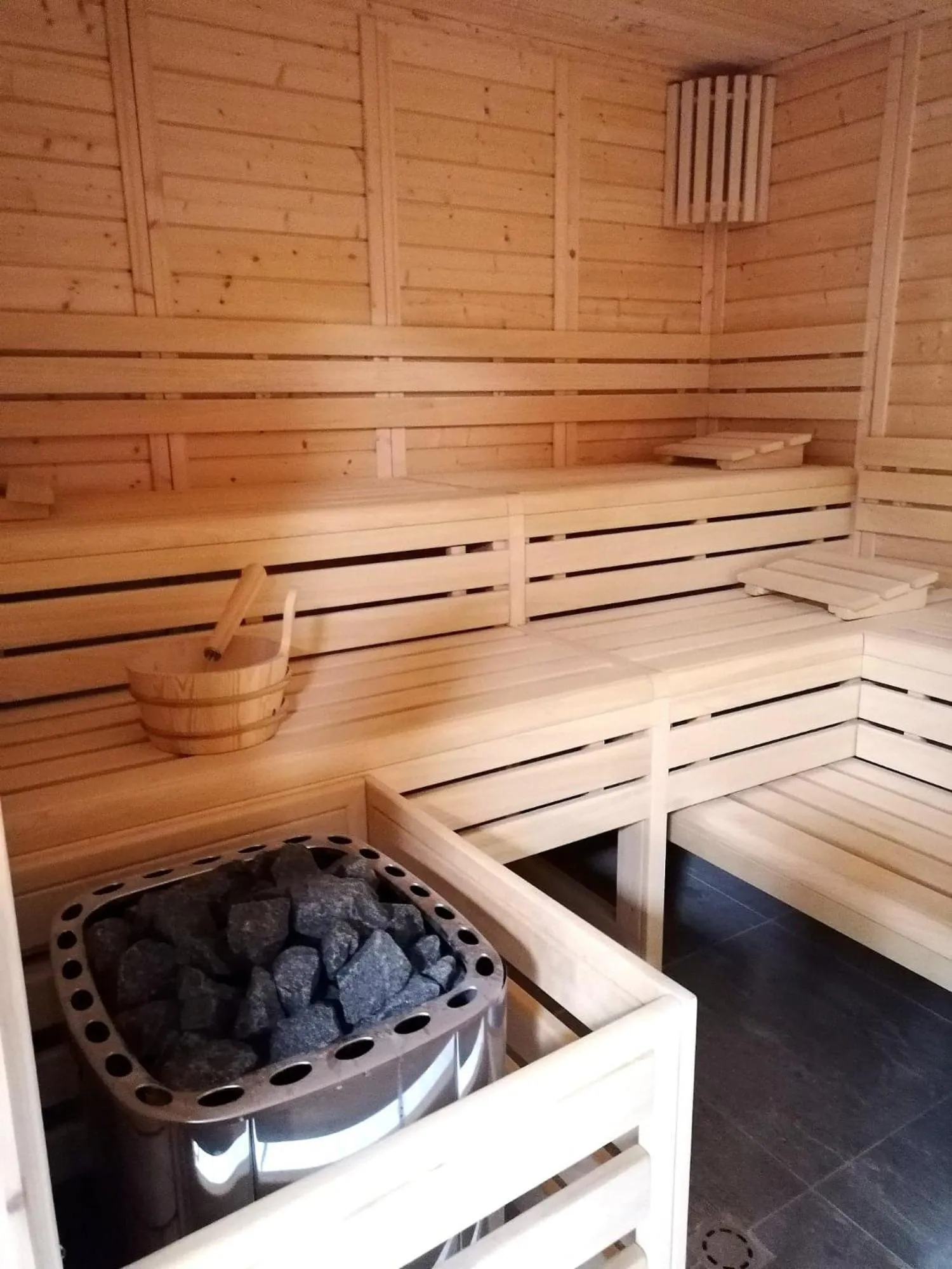 Sauna in Lodge Hôtel & Spa Les Voiles du Grand Large
