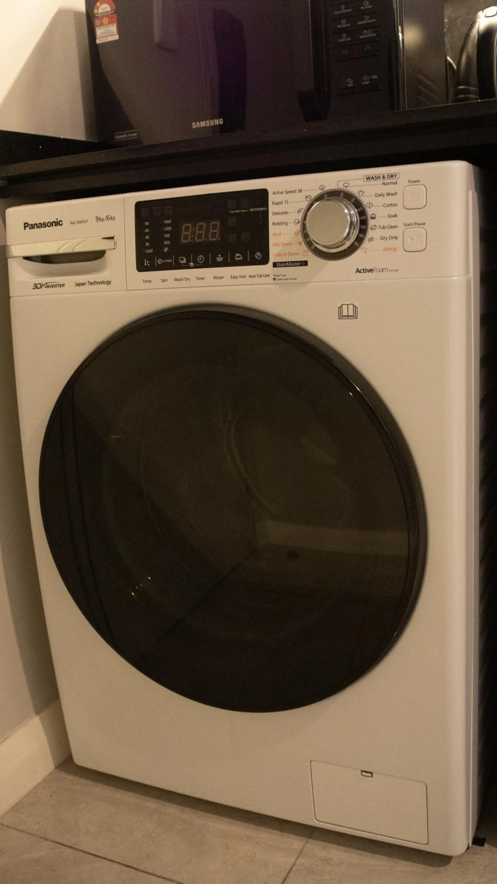 washing machine in Axon Residence KLCC - AX HOME