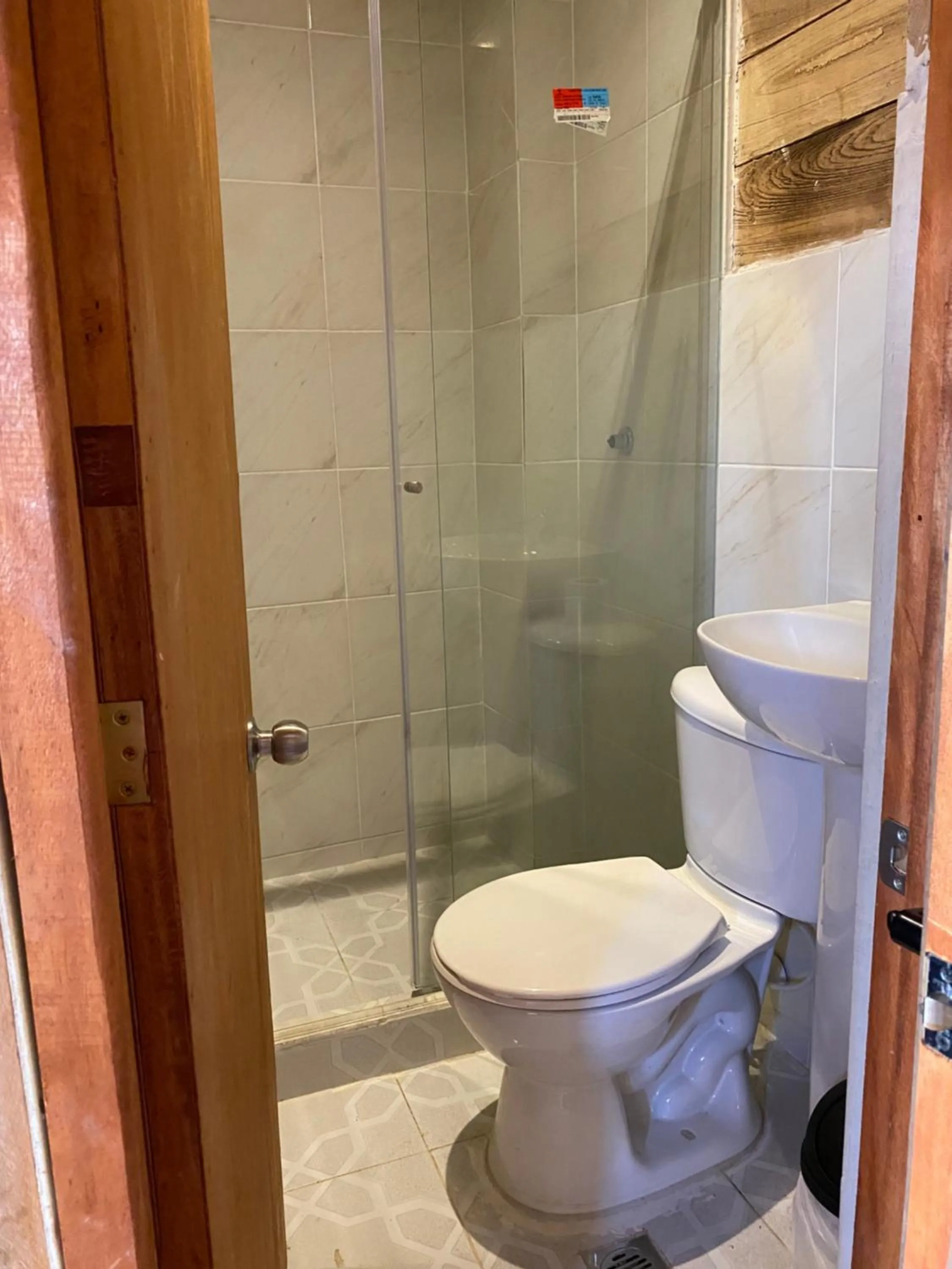 Shower in Petra Hotel