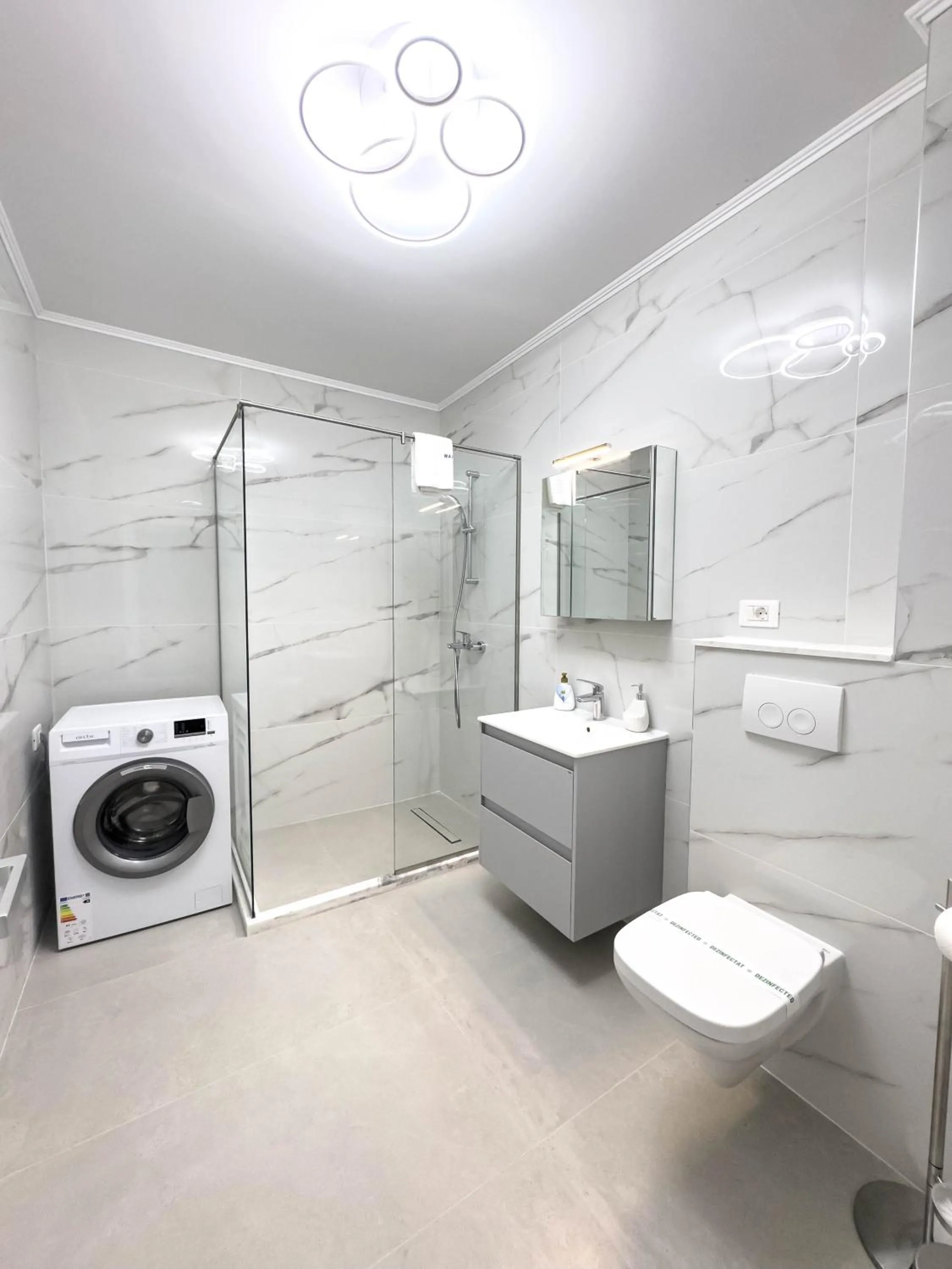 Shower in Wave 6 Apartments