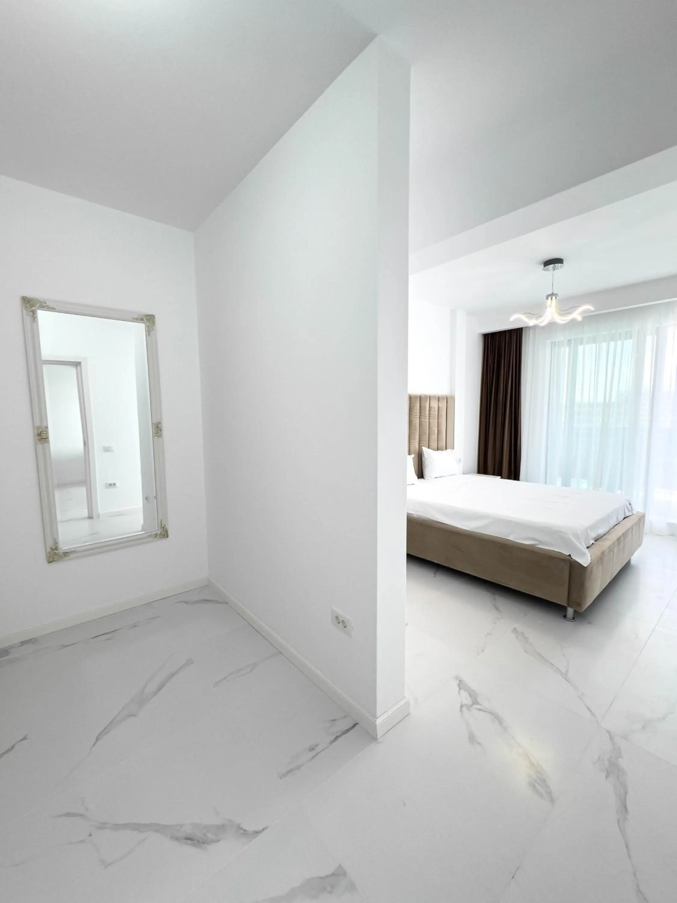 Bed in Wave 6 Apartments