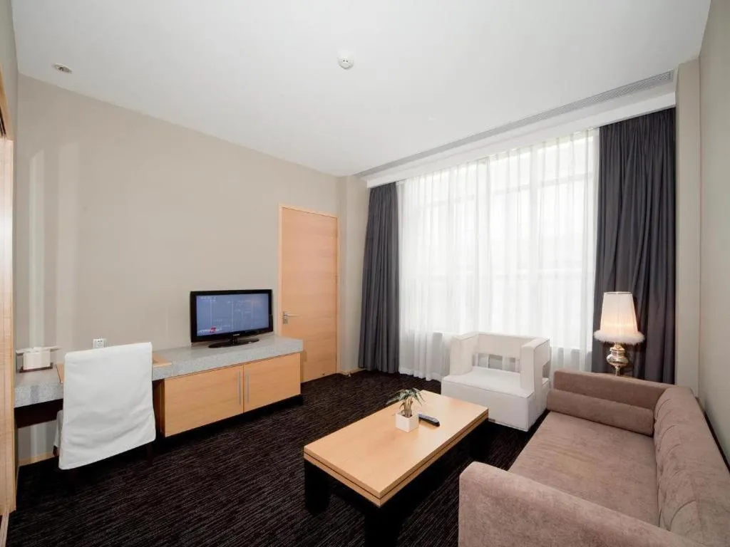 Bed in Guangzhou Carat Hotel