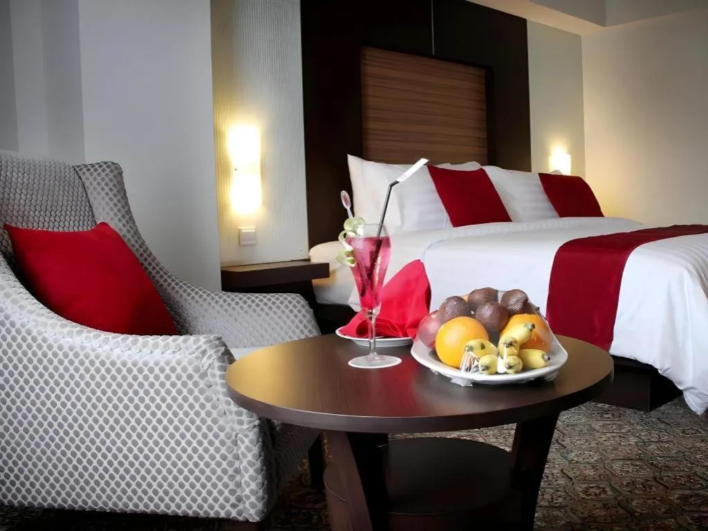 Bed in Hotel Pangeran