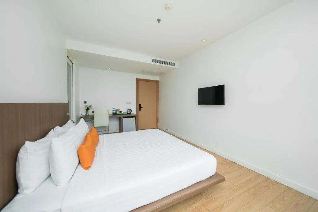 Bed in Seven Zea Chic Hotel