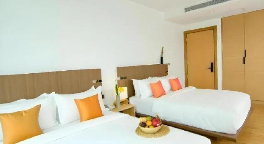 Bed in Seven Zea Chic Hotel