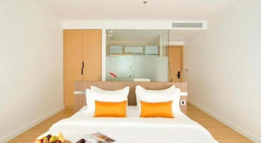 Bed in Seven Zea Chic Hotel