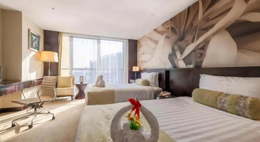 Bed in China National Convention Center Grand Hotel