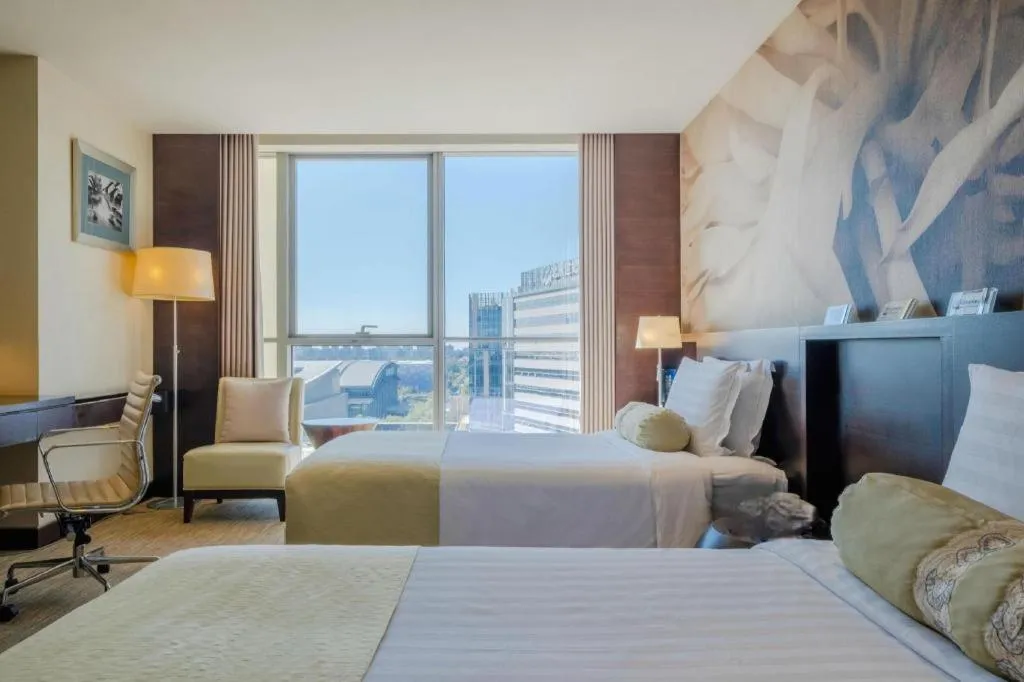 Bed in China National Convention Center Grand Hotel