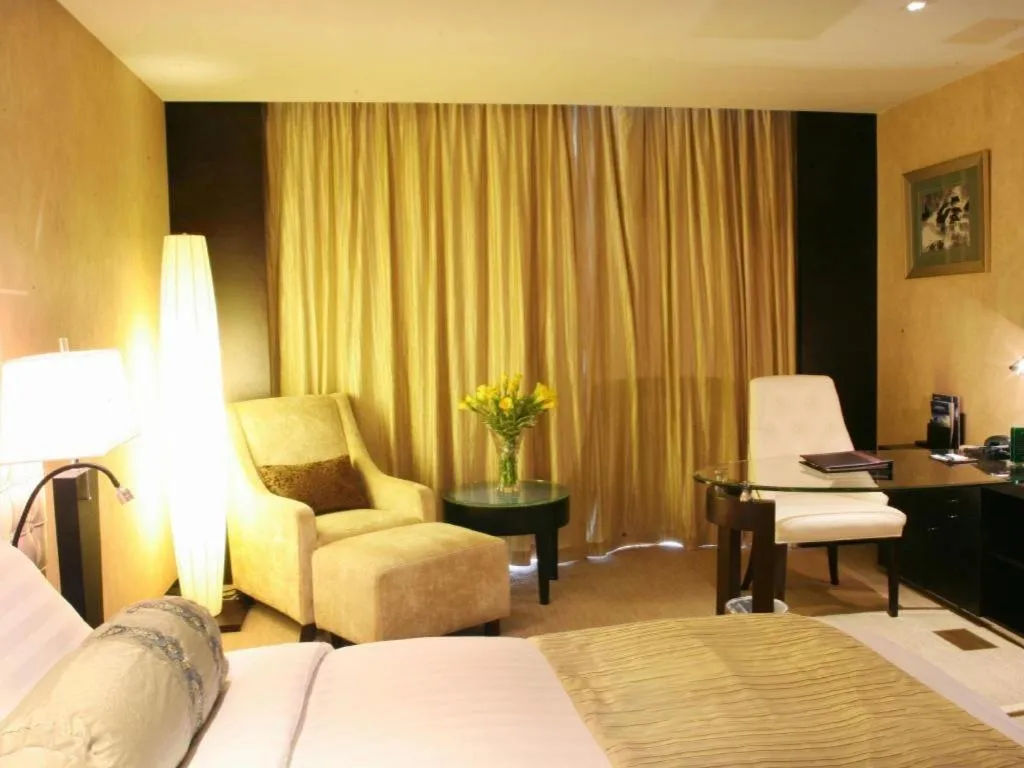 Bed in China National Convention Center Grand Hotel