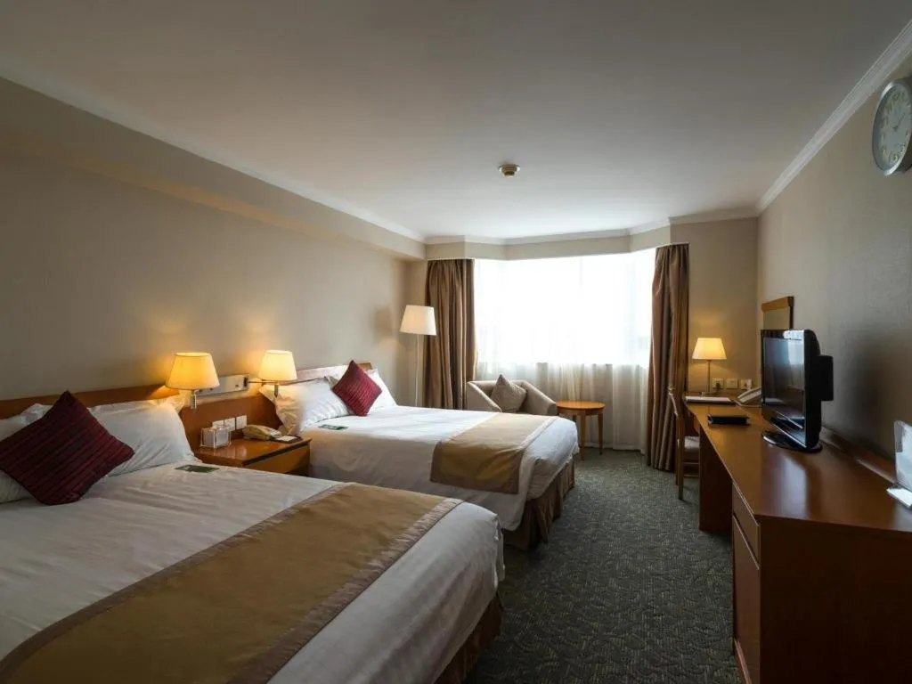 Bed in Jinglun Hotel