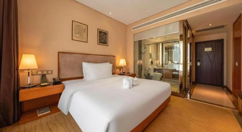 Bed in Expo Garden Hotel