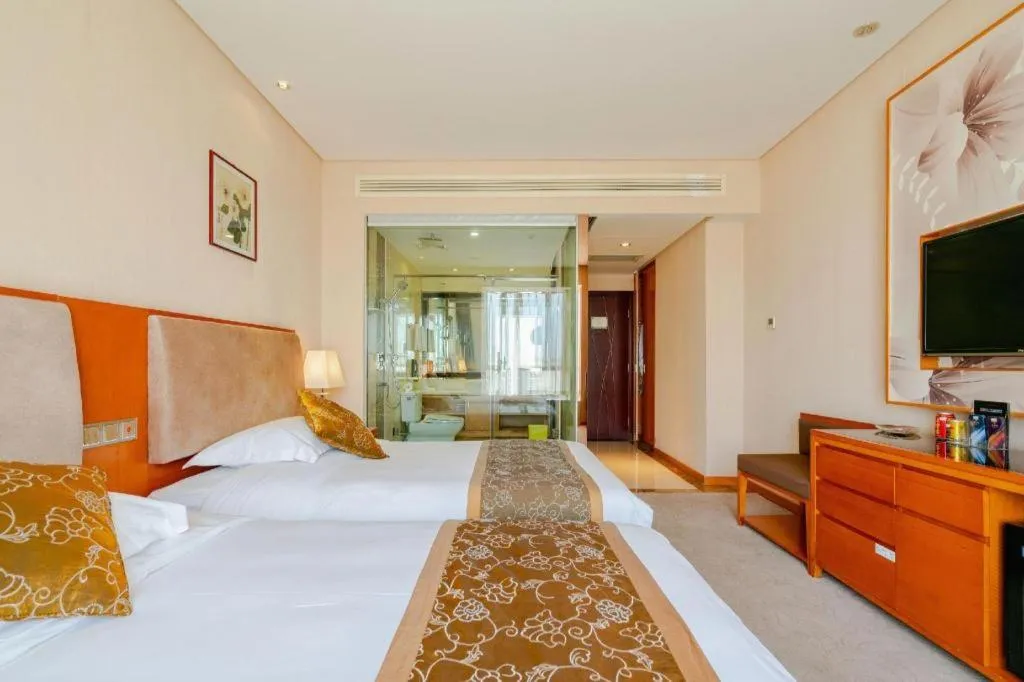 Bed in Expo Garden Hotel