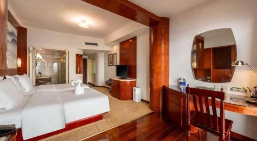 Bed in Expo Garden Hotel