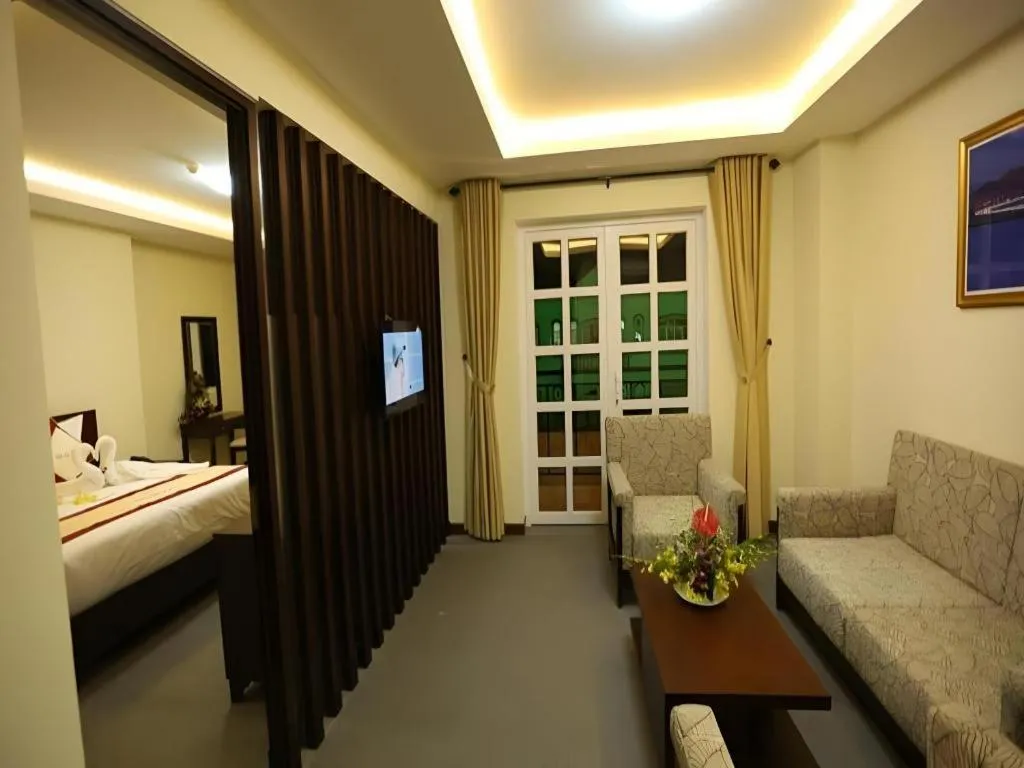 Bed in Tien Sa Hotel Da Nang