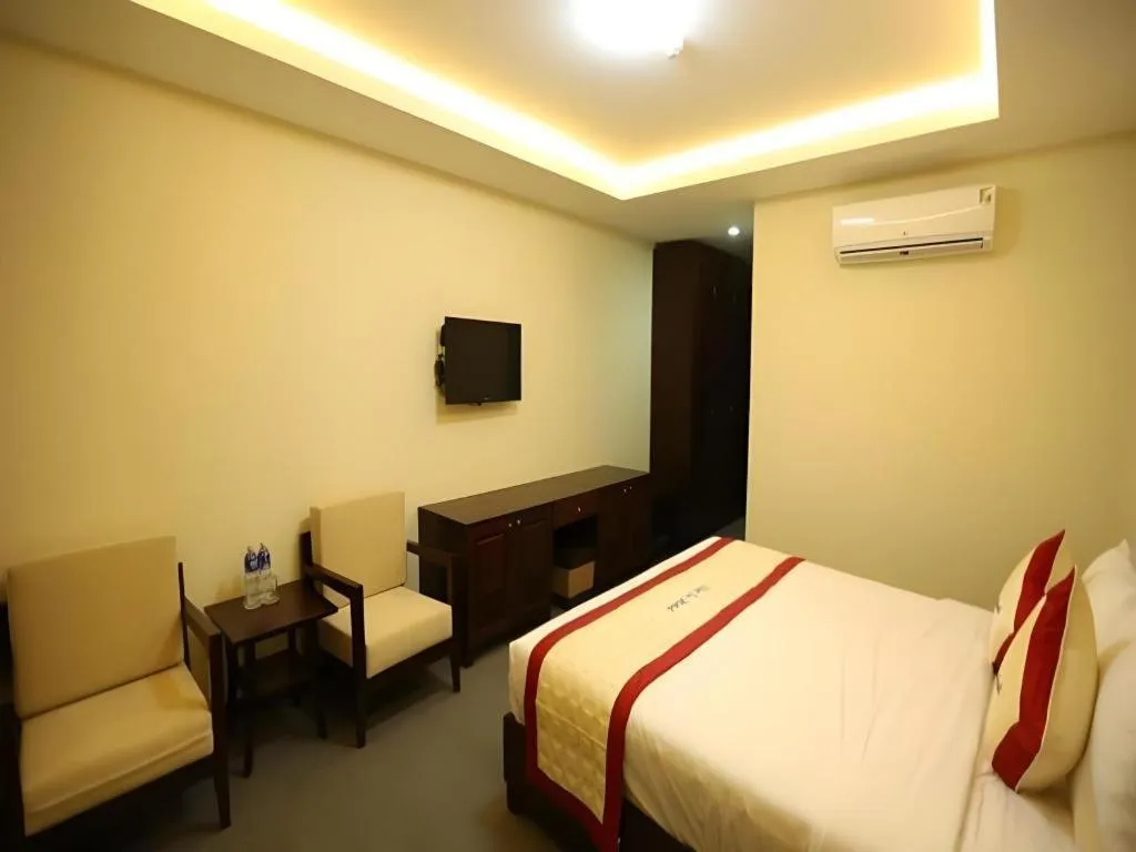 Bed in Tien Sa Hotel Da Nang