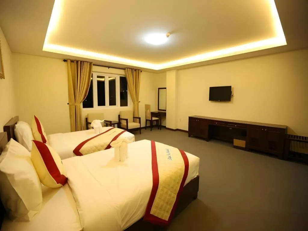 Bed in Tien Sa Hotel Da Nang