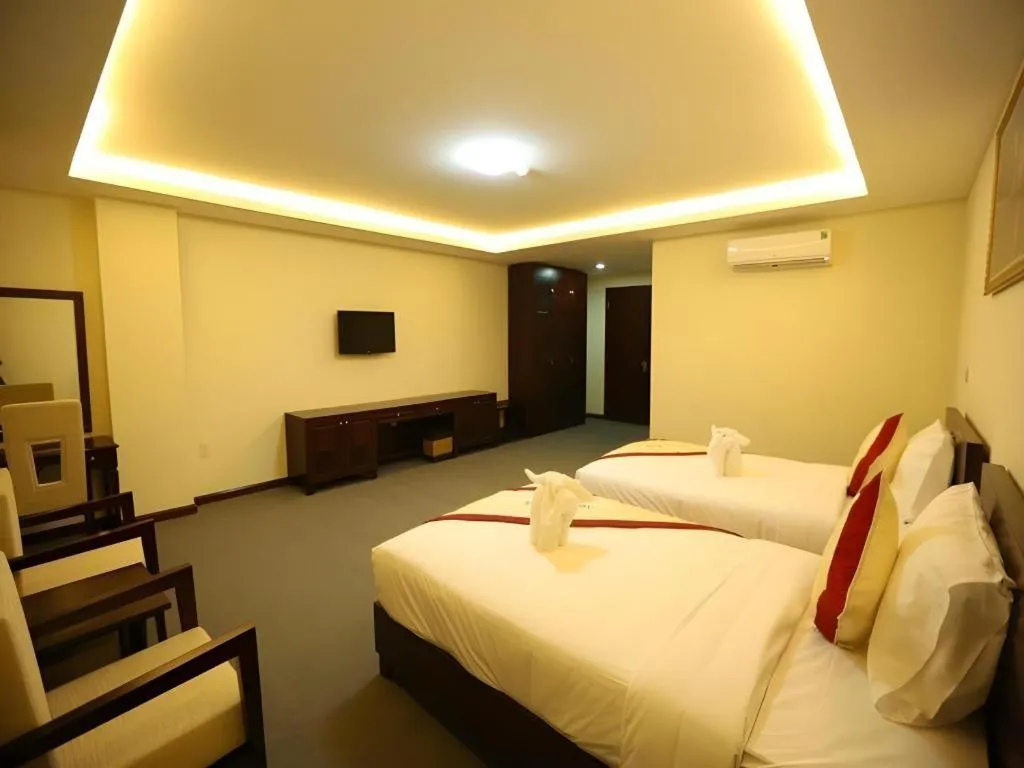 Bed in Tien Sa Hotel Da Nang