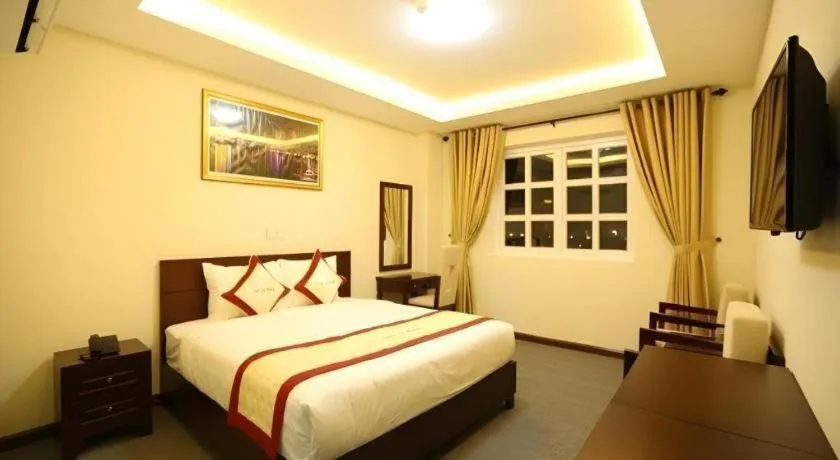 Bed in Tien Sa Hotel Da Nang