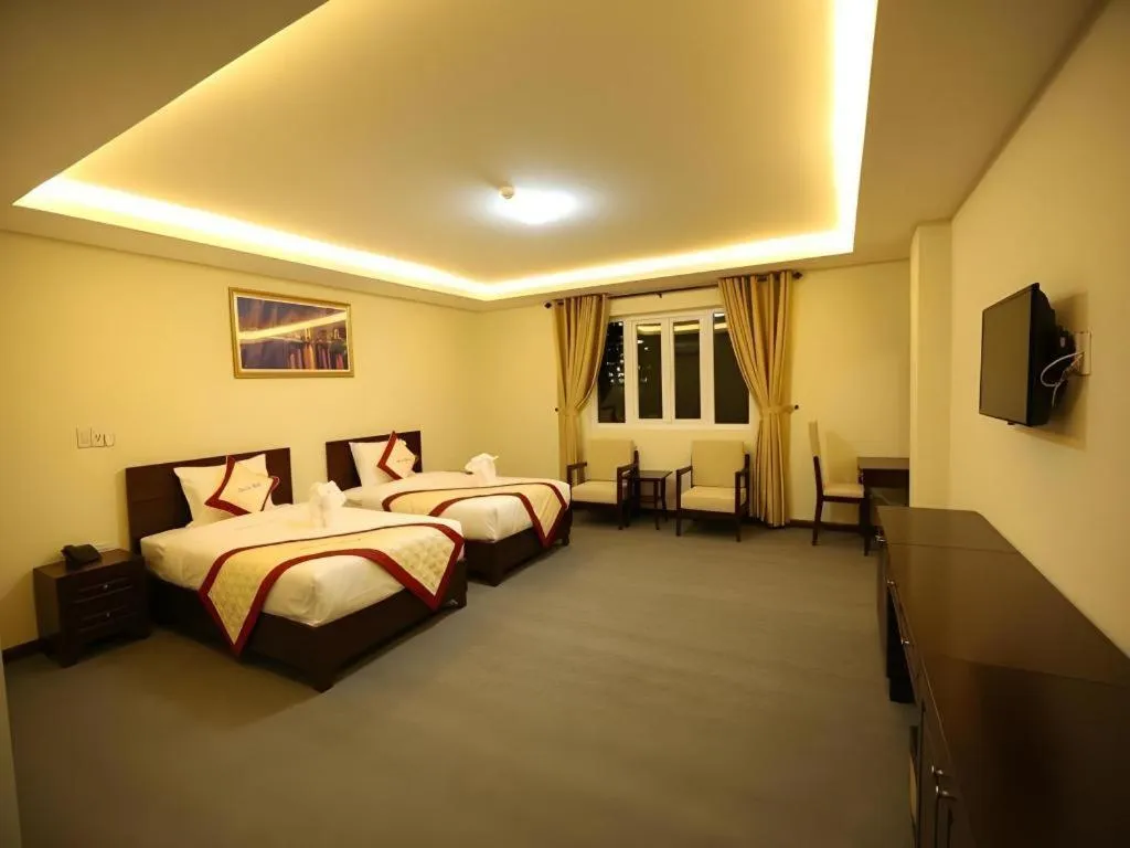 Bed in Tien Sa Hotel Da Nang