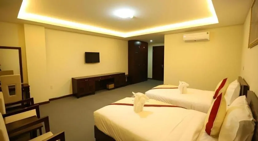 Bed in Tien Sa Hotel Da Nang