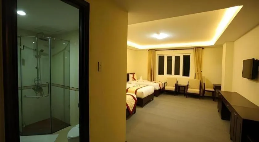 Bed in Tien Sa Hotel Da Nang