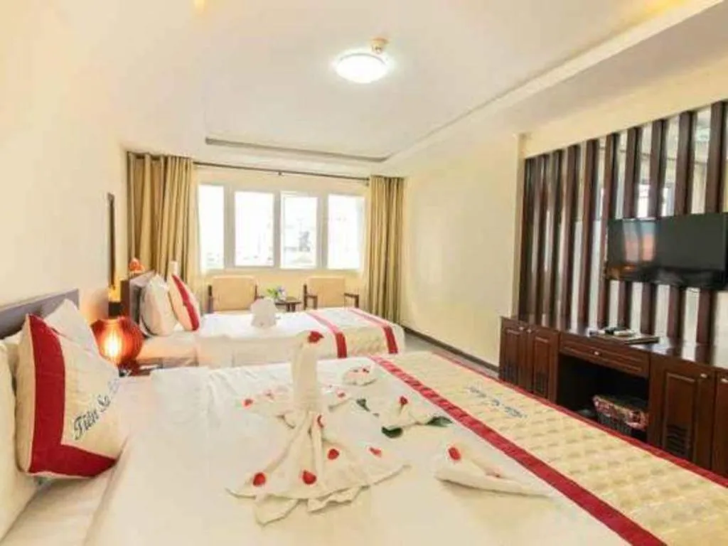 Bed in Tien Sa Hotel Da Nang