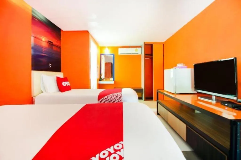 Bed in OYO 271 The Resort Romklao