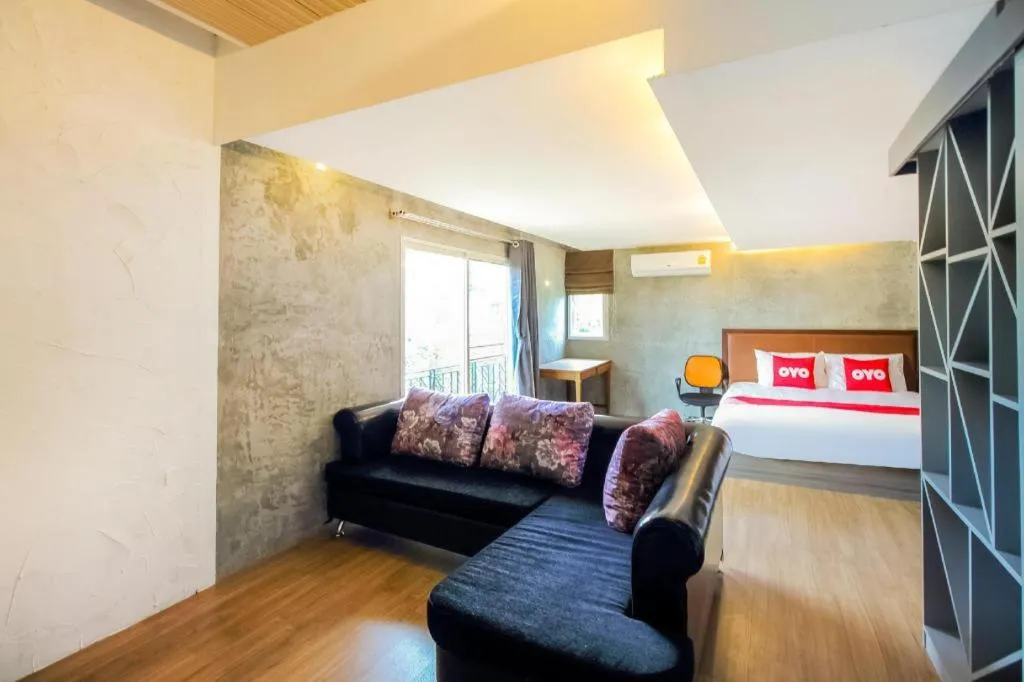 Bed in OYO 271 The Resort Romklao