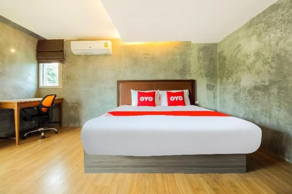 Bed in OYO 271 The Resort Romklao