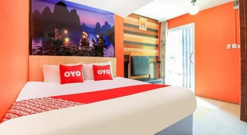 Bed in OYO 271 The Resort Romklao