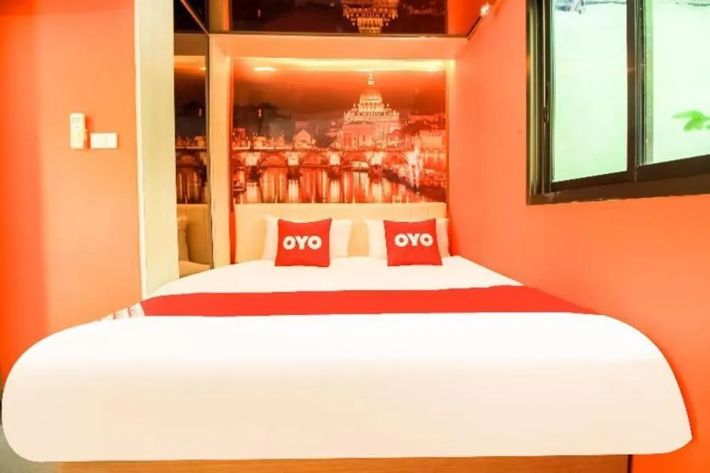 Bed in OYO 271 The Resort Romklao