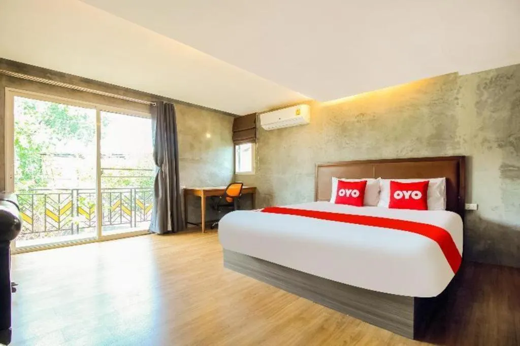 Bed in OYO 271 The Resort Romklao
