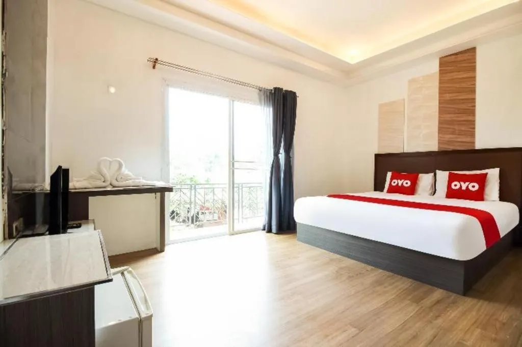 Bed in OYO 271 The Resort Romklao