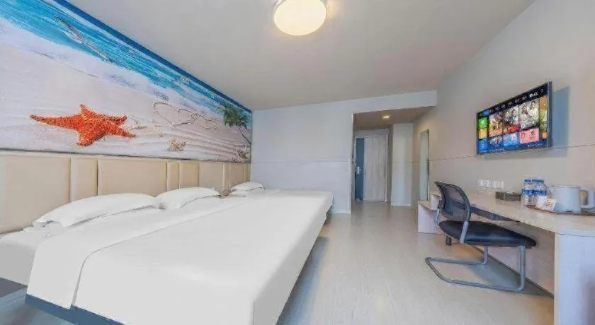 Bed in Jinjiang Inn Kunming Changshui Airport