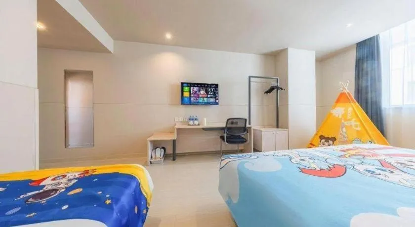 Bed in Jinjiang Inn Kunming Changshui Airport