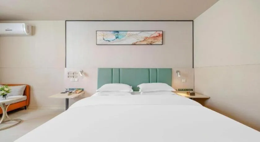 Bed in Jinjiang Inn Kunming Changshui Airport