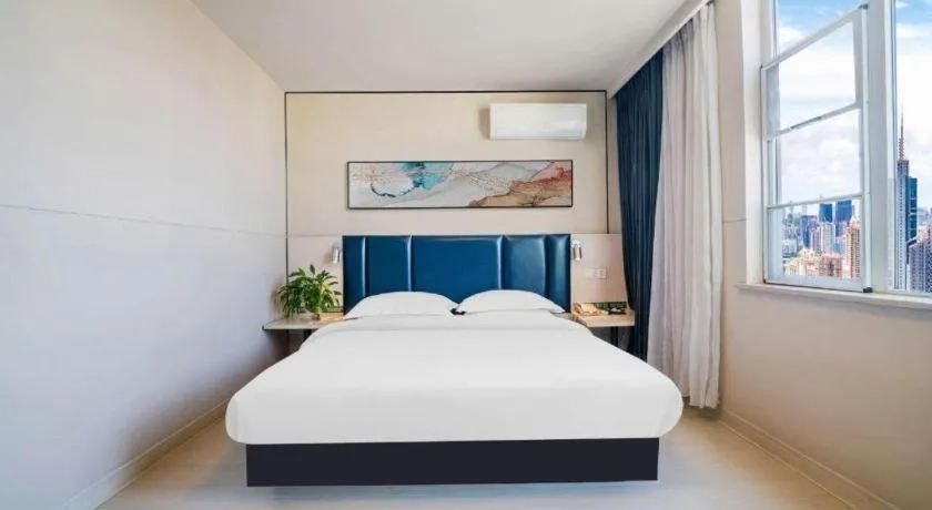 Bed in Jinjiang Inn Kunming Changshui Airport