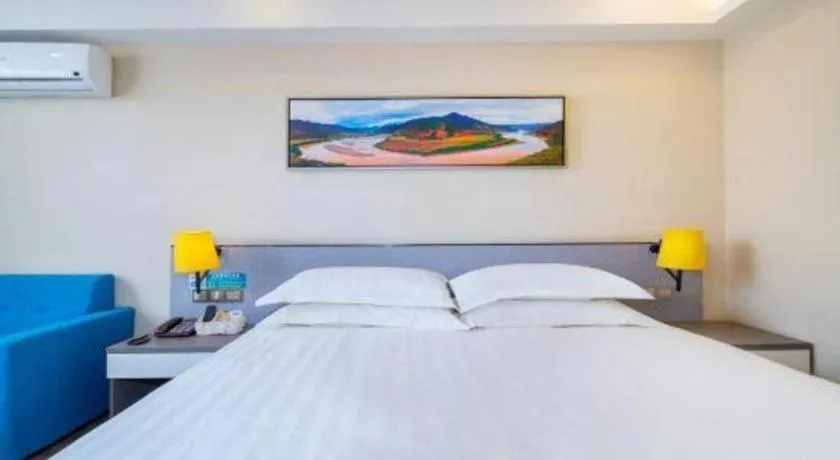 Bed in Jinjiang Inn Kunming Changshui Airport