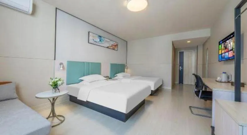 Bed in Jinjiang Inn Kunming Changshui Airport