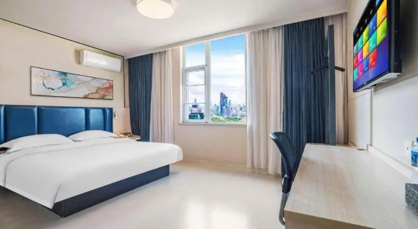 Bed in Jinjiang Inn Kunming Changshui Airport